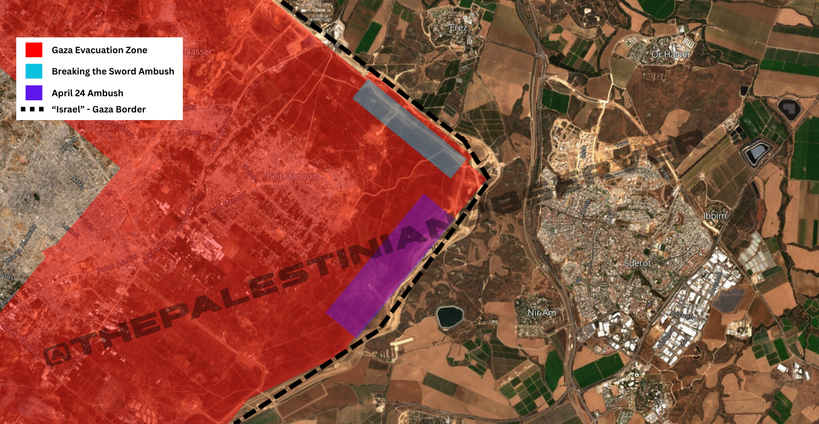 Gaza Evacuation Zone